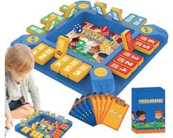 Familiebordspel - Avond Vullend Spel - Gezellig Samen Spelen - 54 Opdrachtkaarten - 20x20cm