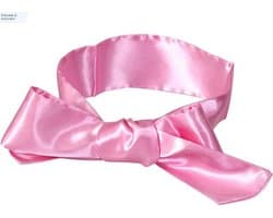 BDSM Blinddoek / Zacht als Zijde Bondage Masker - Licht Roze