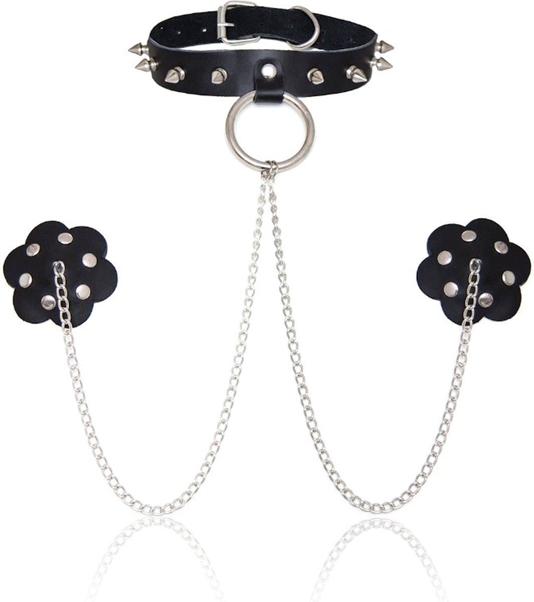 Nooitmeersaai - Halsband met tepelklemmen — afbeelding 1