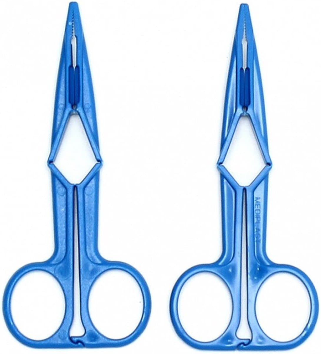 Bondage Play tepelklemmen schaar - blauw — afbeelding 1