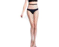 Fishnet stockings (Grote ruitjes) One size