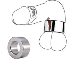 Magnetische metalen scrotum hanger - Gewicht voor de balzak - Locker - Cockring ballen - Klaarkomen uitstellen - Langer seks - 185 gram
