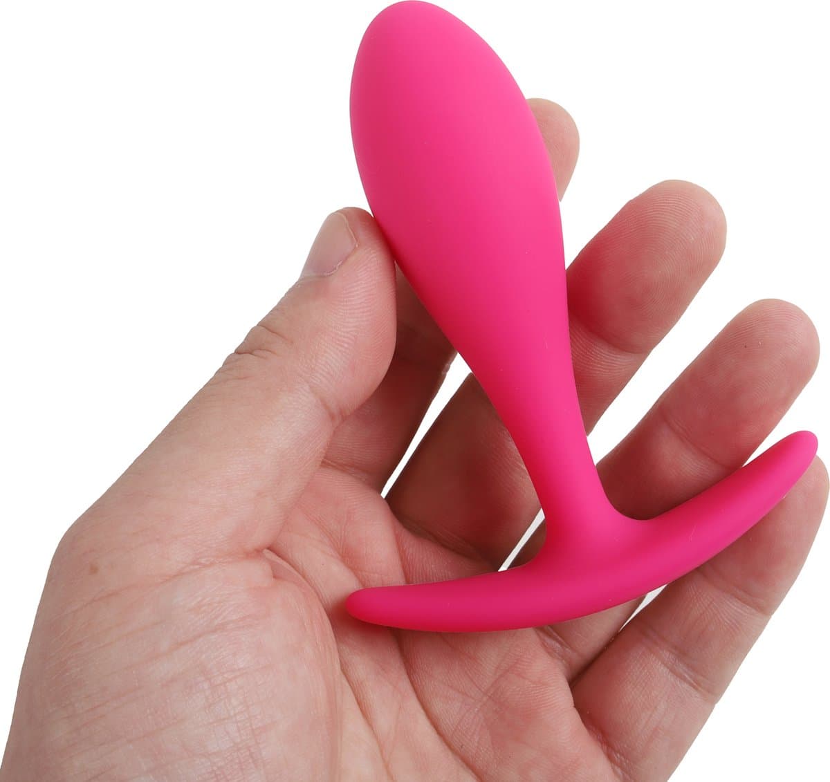 Banoch | Buttplug Trainer - Large - Hot Pink - roze siliconen — afbeelding 1