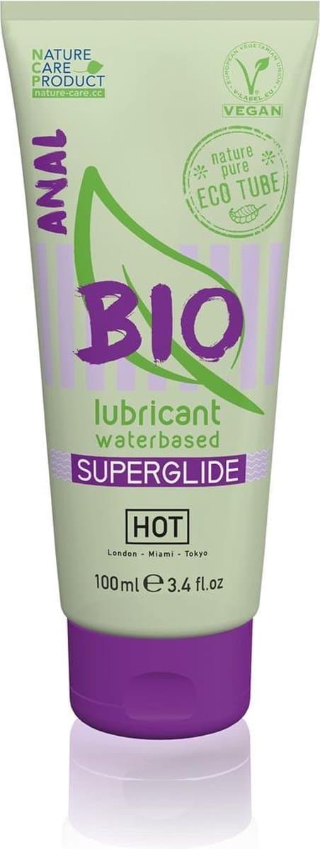 Hot Bio Superglide Anal Waterbasis Glijmiddel - 100 Ml — afbeelding 1