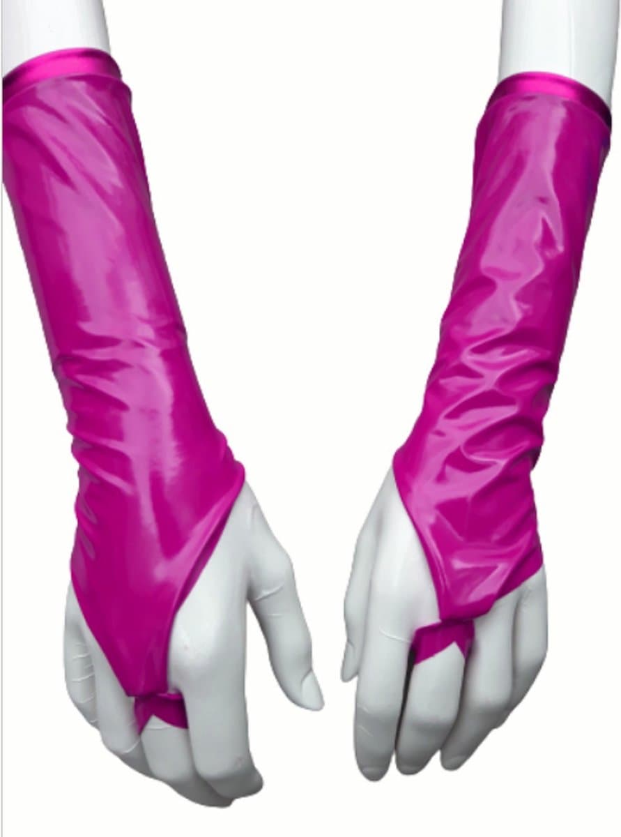 Latex handschoenen kort Roze — afbeelding 1