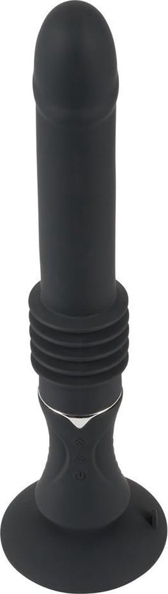Portable Fucking Machine Stotende en Vibrerende Zuignap Vibrator met Krachtige Motoren 28.5 cm – Zwart — afbeelding 1