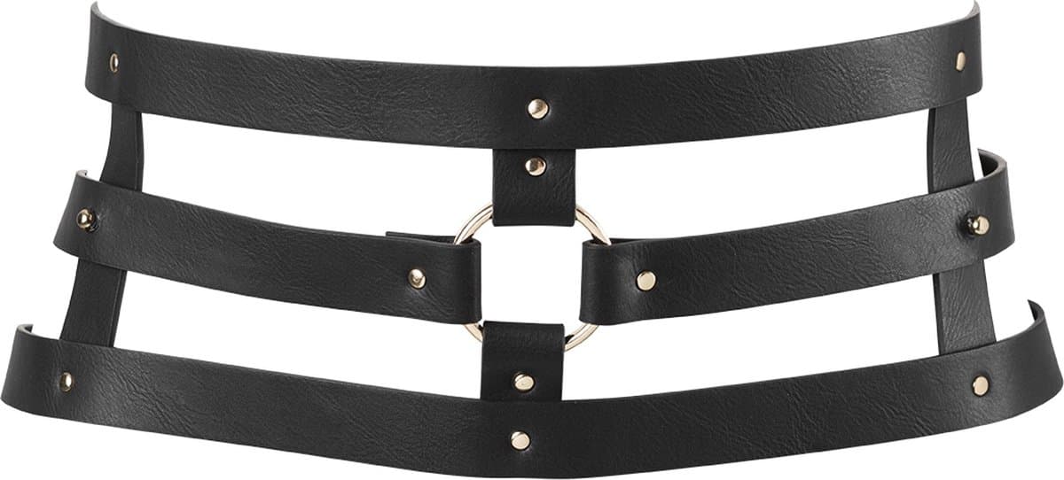 Bijoux Indiscrets - Maze Wide Belt Zwart — afbeelding 1