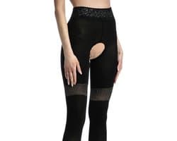 Panty Open Kruis Glamour 80Den Maat: S/M