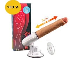 TipsToys® Seksmachine Vibrator - Stotende Sexmachine - Dildo Seksspeeltje Sex Toys voor Vrouwen - Trust functie - Op en Neer - Sex Toys voor mannen