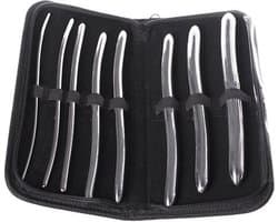 Sound / dilator set Hegar - 8-delig