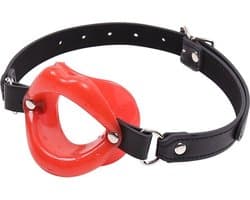 Erodit® Sexy Lips Open Mond Gag - Rood - Bondage - BDSM - Seksspeeltjes - Erotiek - Koppels - Mannen - Vrouwen