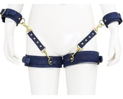 vscnovelty® BDSM set, 2 x Handcuffs, leg belt