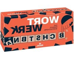 Woordspel - Woordzoeker spel - Gezelschapsspel avond - Snel letter combineren - 20 x 10 x 6 cm - White