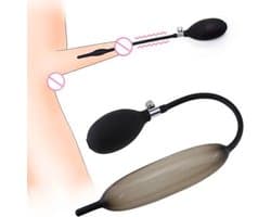 Opblaasbare penis plug XL - Plasbuis dilator - Urethrale stimulatie - Hand pompje - Siliconen - Goede kwaliteit