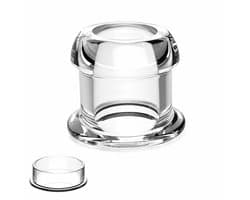 Grote holle anale plug met stopper - Buttplug - Transparant - Dilator - Kont - Vagina - Verschillende maten
