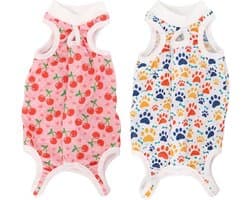 2 stuks body na operaties voor honden, body na operaties voor mannelijke en vrouwelijke honden