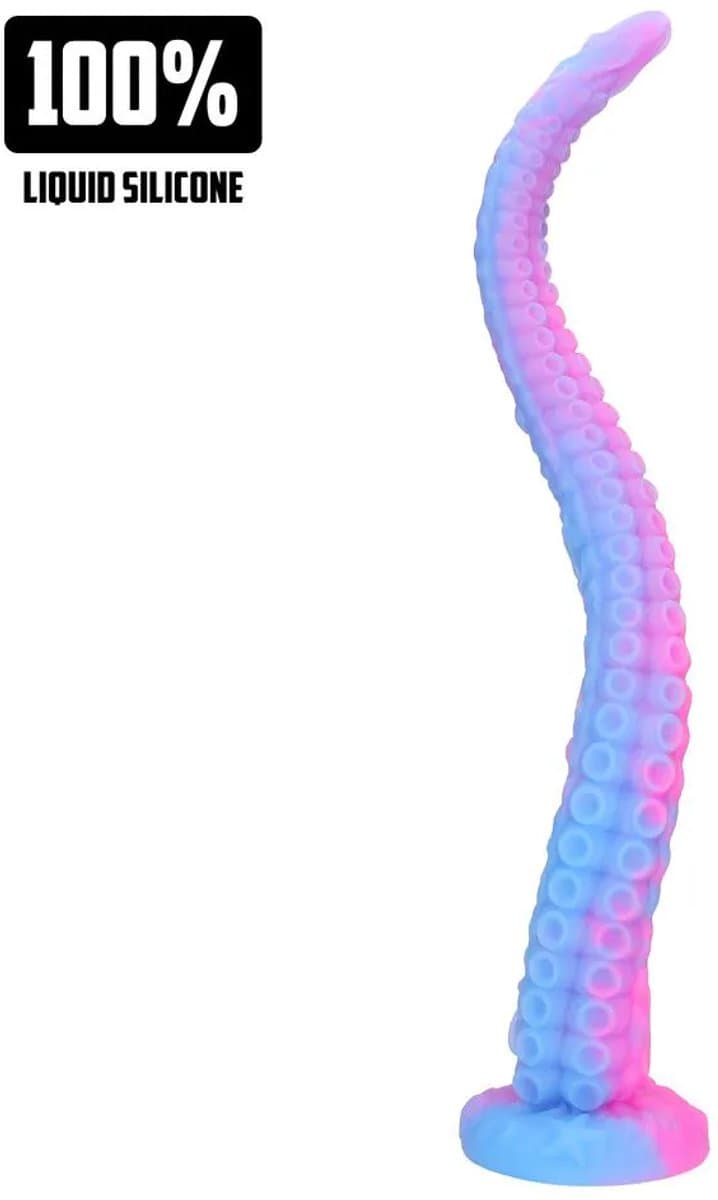 Fiction Cocks - Tentacle Serpent - Lange Anal Dildo - 50 cm - Purple/Blue — afbeelding 1