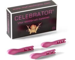 My Celebrator Sex Toys voor vrouwen- 3 stuks gift pack clitoris vibrator - Vibrators voor vrouwen - Oral B Elektrische Tandenborstel Gift pack 3 stuks - My Celebrator Vibrators - Clitoris Stimulator - Vibrator Incognito My Celebrator Sex Toys