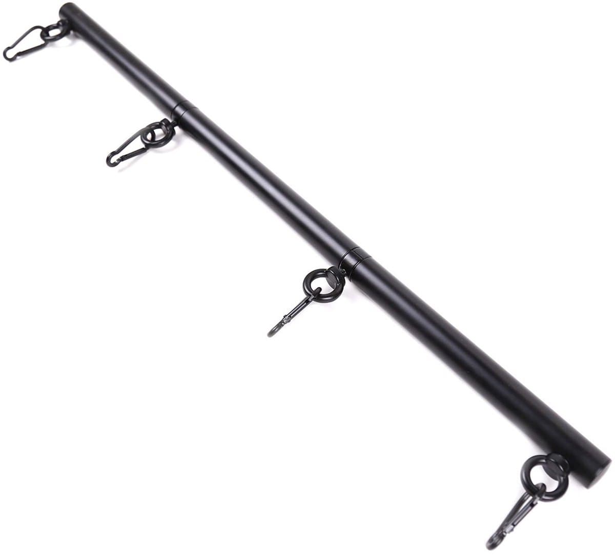 Kiotos - Zwarte deelbare spreidstang/spreader bar Met 4 Ringen — afbeelding 1