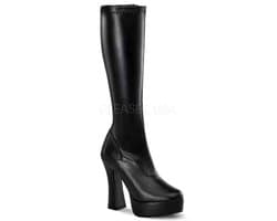 Pleaser - ELECTRA-2000Z Kniehoge laarzen - US 14 - 45 Shoes - Zwart