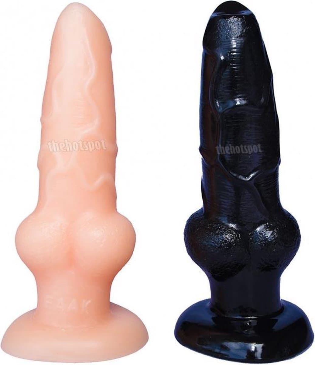 FAAK® - Fantasy animal - Weerwolf- Knotty cock - Beige — afbeelding 1