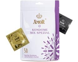 AMOR Premium Mix Special, Extra variatie, Proefpakket, Ø 53/54 mm, 50 stuks
