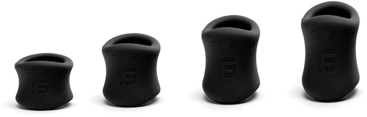 Sport Fucker - Ergo Balls - Ball Stretcher - Diverse lengtes - Zwart 40 mm — afbeelding 1