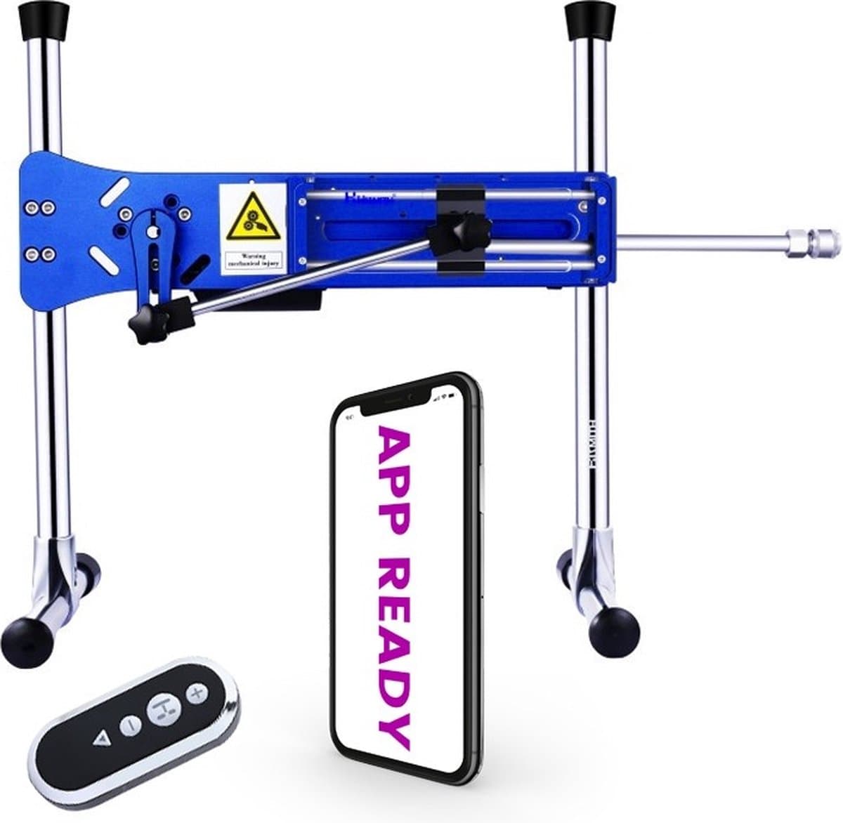 Pro 1 Premium Seksmachine 2.0 Smart App met dildo en afstandsbediening Blauw — afbeelding 1