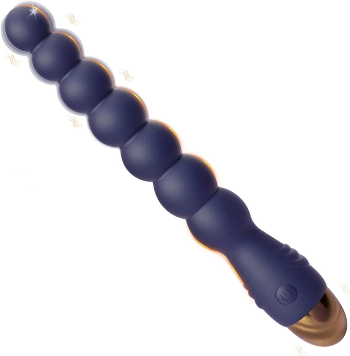 Daity Vibrator met 7 balletjes, anaalplug met 10 vibratiestanden, prostaatstimulerend speeltje, erotisch seksspeeltje voor stellen, extreme seks — afbeelding 1