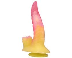 Ripplied Monster Fantasy Dildo met Zuignap
