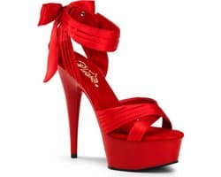 Pleaser - DELIGHT668 Plateau hakken - US 5 - 35 Shoes - Rood