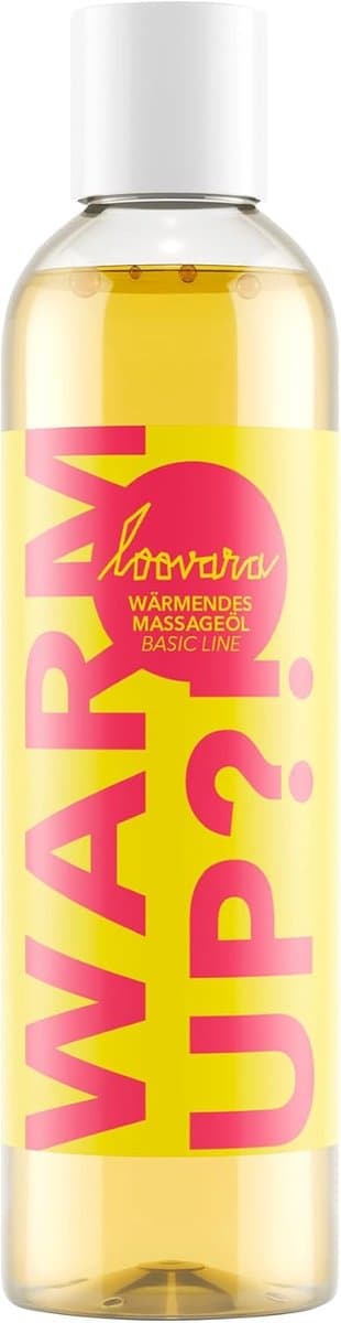 LOOVARA Massageolie Warm Up?! 300 ml – Sensuele massageolie met zacht warmte-effect | Premium verzorgingsolie voor erotische partnermassages, wellness & intieme massages — afbeelding 1