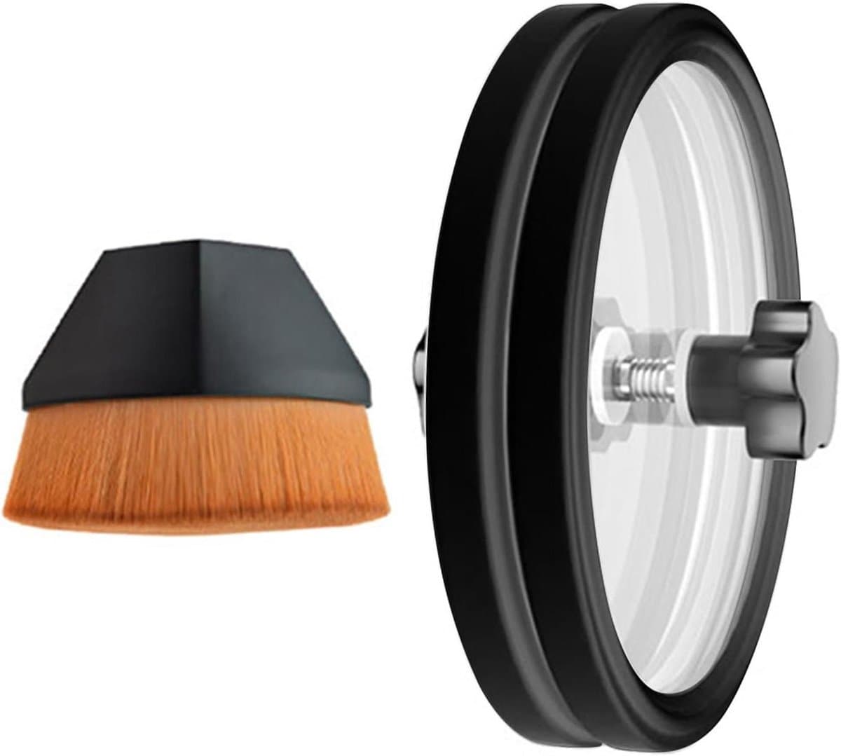 Vinyl Reinigingshulp - Platen Cleaner - Platen Onderhoud - Waterdicht Ontwerp - Voor 7-12 Inch - Zwart — afbeelding 1
