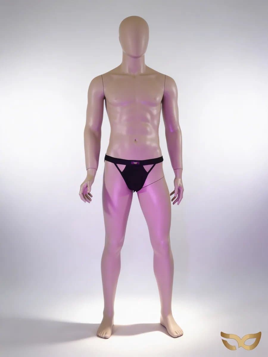 MySecretNL JockStrap Open - Jockstrap - Zwart - Maat L — afbeelding 1