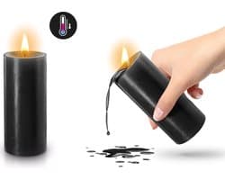Fetish Tentation - SM-Kaars - Lage Temperatuur - Ook voor Beginners - Zwart