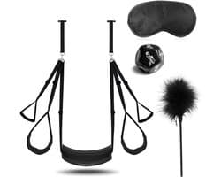 DYNA® Sex Schommel - Sex Stoel - Bondage - Zwart - 35cm x 21cm x 9cm