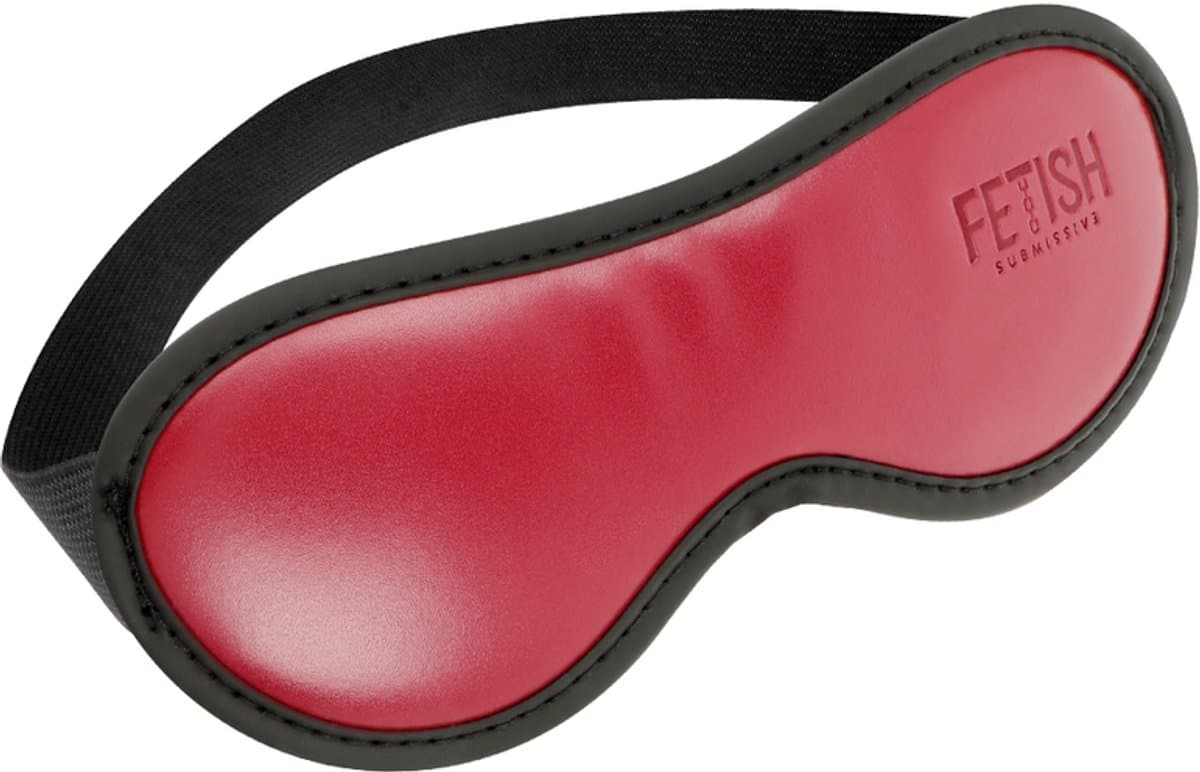 Fetish Submissive Dark Room - Vegan Leather Mask With Neoprene Lining — afbeelding 1