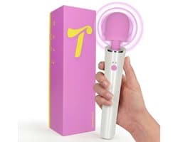 Tickle Toys Wander Lust - Magic Wand Vibrator - 12 Trilstanden - Oplaadbaar en Fluisterstil - Sex Toys voor Vrouwen - Massage Apparaat - Krachtige Clitoris Stimulator - Seksspeeltjes - Cadeau voor Vrouwen - Flexibele Kop - Lila