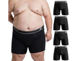 Heren Boxershorts - Ondergoed Lange Pijp - Dagelijks Comfort - Brede Tailleband Ondersteuning - Grote Maten - Multipack