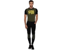 Verleidelijke FBI Roleplay Outfit – Shirt, Broek & Pet – Maat Large