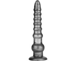 LoveToy - Vibrax Slider - Lange Vibrerende Anaal Dildo - 32 cm - Zilver