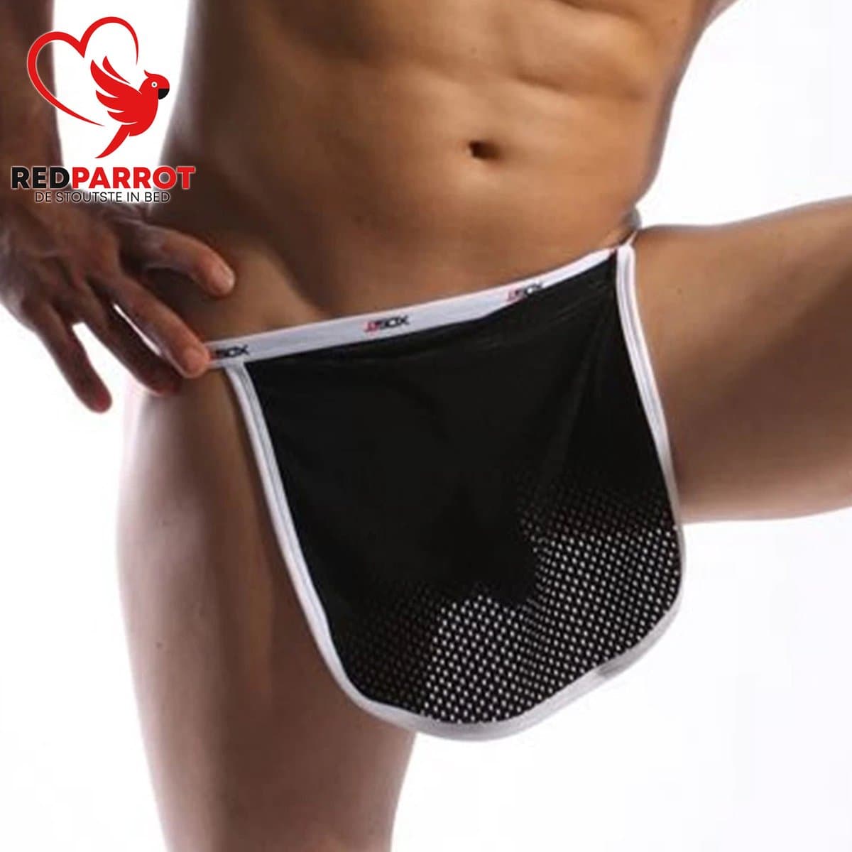 Erotische slip heren - Transparant - Penis los - Sexy - Rollenspel - String — afbeelding 1