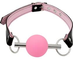 Banoch - Ballgag Pink Luxe - Siliconen - Roze - bondage