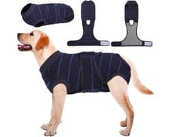 Hond chirurgie herstelpak - Buikwonden verbanden voor vrouwelijke honden, alternatief voor e-halsband & kegel, voorkom likkende onesies