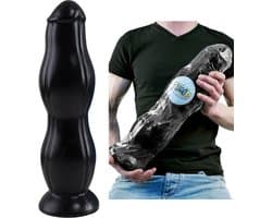 WAD - 2XL Fighting Falcon - XXL Anaal Dildo - 44 cm - Zwart