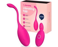 MyFantasy Vibrerend Ei met Afstandsbediening – Vibrators voor Vrouwen – Remote Clitoris Stimulator - Seksspeeltjes voor Koppel - Sex Toys voor Koppels - Kamasutra Eitjes - Vibrator Tril Ei - Sex Ei Roze
