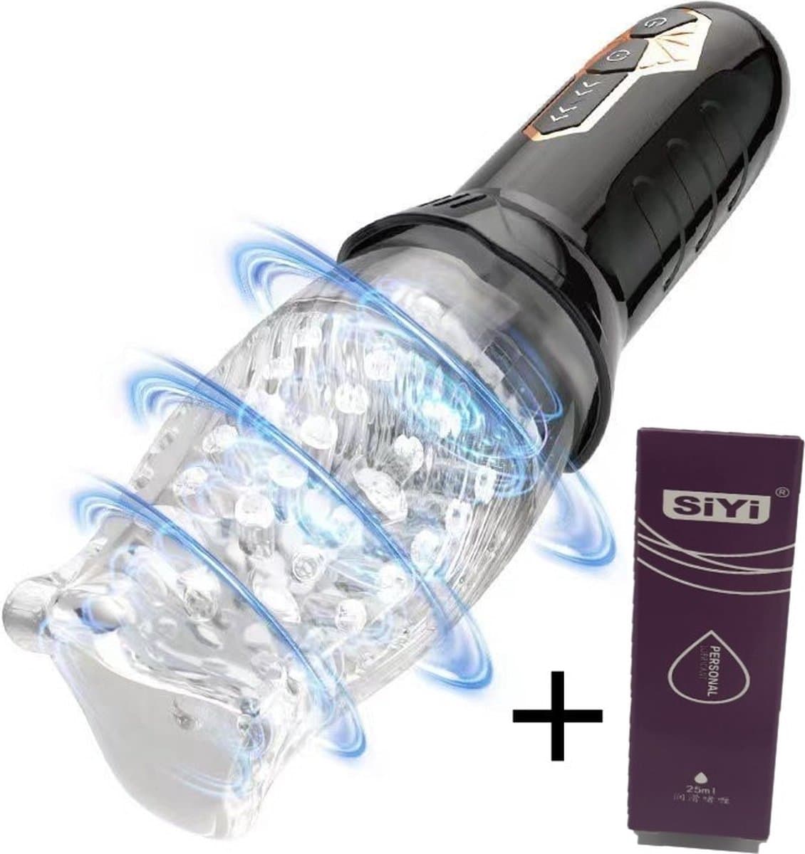 Erodit®Twist and Suck Delight- Rotatie Vibrator inclusief glijmiddel- Vibrerende Masturbator- Automatische rotatie- Vibrator voor mannen- Sekspeeltje- Multifunctionele mannen toy- Erotiek voor mannen — afbeelding 1