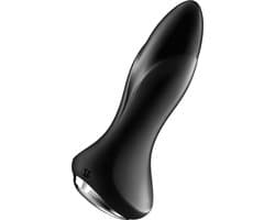 Satisfyer, Bluetooth anaal vibrator, 'Rotator Plug 1 Connect App', 13.5cm, met app, 2 in 1: trillende en roterende kralen, 2 motoren