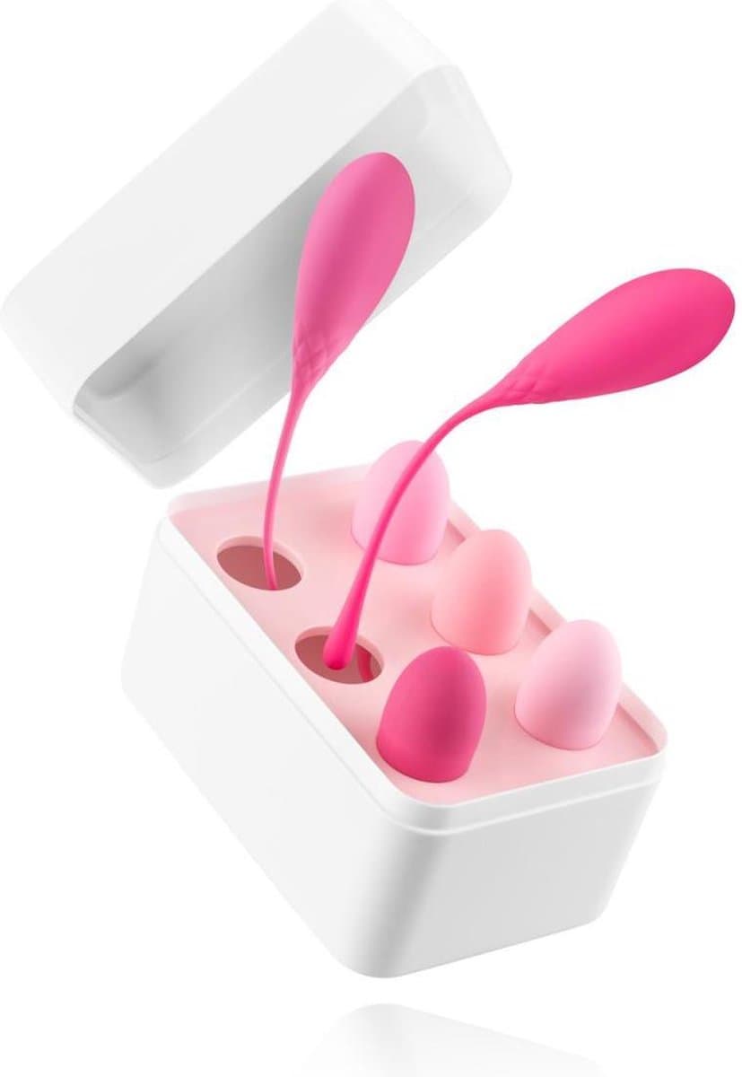 Teazers - Vaginale Kegel Balls Set - Bekkenbodemtrainer - 6 Verschillende Gewichten Vaginaballetjes - Geisha Ballen Set - Roze — afbeelding 1