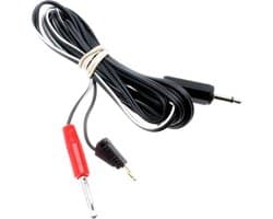 E-Stim - Electrosex accessoires - BiCable - standard 3.5 mm mono jack plug